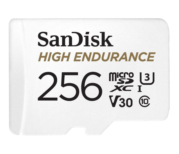 Sandisk 256GB microSDXC High Endurance UHS-I U3 V30 - 593236 - zdjęcie